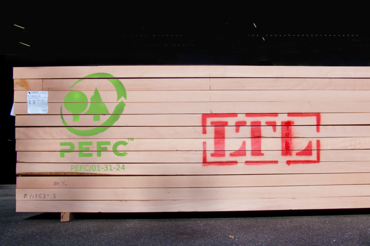 LTL Woodproducts verkoop PEFC-gecertificeerd hout